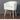 Elegant Mid-Century Modern White Oak Wood Dining Chair with Linen Upholstery