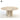 Tostone Classic Italian White Natural Travertine Round Stone Coffee Table