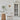 Charming Antique White Recycled Pine Display Cabinet for Living Room