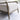 Stylish Modern White Linen Oak Frame Living Room Accent Occasional Chair