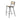 Modern Black Metal Rattan Back Bar Stool for Cafe Restaurant Club Home