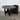 Modern Round Black Oak Dining Table - 4 Seater Solid Wood Kitchen Furniture