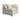 Plush Linen Modular Corner Chair: Modern Living Room Seating Comfort