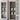 European Retro Recycled Pine Display Cabinet: Rustic Wood Storage for Living Room