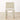 Chic Nordic Channel Tufted Velvet Dining Chair, Upholstered White, Modern Wood Frame
