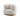 Cozy Nordic Boucle Armchair & Ottoman Set - White Fabric, Oak Base