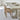 Modern Recycled Pine Wood 6-Seater Dining Table Set with Rustic Charm