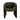 Modern Green Wool Dining Chair with Metal Legs, Gentle Slope Back Design