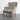 Luxurious French Carved Oak Armchair, Vintage Linen Tufted Accent Chair