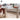 Tostone Beige Travertine Dining Table, Minimalist Modern Natural Stone Furniture