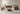 Elegant Nordic Fluted Oak Bench with Burl Top - Modern Indoor/Outdoor Seating