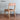 Elegant Solid Oak Wood Dining Chair with Luxurious Genuine Leather Upholstery