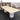 Elegant Rice White Oval Travertine Dining Table for Modern Homes & Hotels