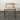 Modern Metal Frame Dining Chair, Pewter Texture Linen Upholstered Seat