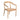 Elegant Nordic Solid Oak Wood Armchair, Handcrafted Bentwood Dining & Event Chair