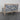 Chic French Solid Oak 2-Seat Upholstered Linen Sofa for Events & Home