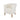Elegant French Style Linen Dining Chair with Removable Cover, Solid Wood Frame