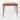 Elegant French Vintage 90-inch Cerused Oak Dining Table with Fluted Apron
