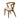 Stylish Oak Wood Curved Back Dining Chair for Cafe, Restaurant & Home