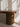 Elegant Nordic Fluted Oak Bench with Waved Top for Hallway Living Room