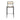 Modern Black Metal Rattan Back Bar Stool for Cafe Restaurant Club Home