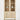 Nordic Oak Glass Display Cabinet, Light Wood Antique Storage Home Furniture