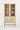 Nordic Oak Glass Display Cabinet, Light Wood Antique Storage Home Furniture