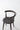 Smoked Oak Dining Chair: Modern Circular Design, Round Backrest, Antique Finish