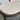 Contemporary Solid Oak Walnut Finish Dining Chair with Plush Boucle Upholstery