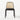 Elegant Black Oak Wood Rattan Cane Back Boucle Upholstered Dining Chair Comfortable