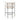 Luxury Boucle Upholstered Counter Stool, Metal Frame, Modern Bar Chair
