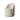 Chic Nordic Boucle Swivel Vanity Stool, White Low-Back Accent Chair