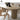 Modern Natural Travertine Round Dining Table, Beige White Stone, Home & Hotel