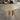 Modern Round Oak Wood Dining Table, Geometric Black Legs, Stylish Design