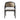 Aimee Modern Upholstered Rattan Back Dining Arm Chair, Solid Oak Frame