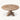 Vintage Round Solid Wood Dining Table for Home Use, Plank Style Furniture