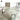 Tostone Exquisite Natural White Polished Marble Square Dining Table