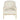 Elegant French Antique Oak Wood Linen Leisure Armchair for Living Room