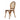 Elegant Solid Oak Wood Round Rattan Back Dining Chair for Events & Home