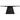 Modern Black Rectangular Dining Table, Oak Wood Top, Durable Industrial Design
