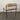 Modern Metal Frame Dining Chair, Pewter Texture Linen Upholstered Seat