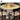 Tostone Natural Beige Travertine Round Dining Table: Waterproof, Durable Home Furniture