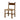 Contemporary Dark Grey Oak Dining Chair with Natural Woven Rush Seat