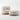 Cozy Nordic Boucle Armchair & Ottoman Set - White Fabric, Oak Base