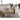 Tostone French Retro Cream Natural Travertine Coffee Table for Modern Living Rooms