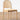 Elegant Natural Rattan Woven Seat & Arched Back Solid Oak Dining Chair