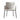 Chic Gray Boucle Dining Armchair: Modern Luxury Seating with Durable Metal Legs