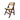 Elegant Black Foldable Wooden Rattan Dining Chair for Events, Home, Weddings