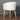 Elegant Mid-Century Modern White Oak Wood Dining Chair with Linen Upholstery