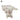 Tostone Elegant Arabescato Marble Oval Side Table for Modern Home Decor